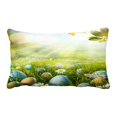 thumbnail image 1 of EREHome art easter eggs Printemps Terrain Taie d'Oreiller Ensemble 20x30 Pouces, 1 of 1