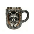 thumbnail image 2 of Handmade Raccoon Owl Tree Hole Mug, Cute Forest Friends Design, Artisan Crafted Functional Decorative Drinkware, Eco Friendly Gifts for Wildlife Lovers, 2 of 7