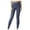 Dark Blue, variant on Women's Super High Waist Yoga Pants Slant Pockets Fitness Running Training Stretch Quick Dry Tight Sports Pants