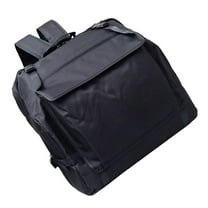 LULULION Musical Instrument Storage Portable Accordion Case Black 1Pcs