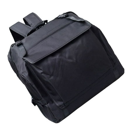 LULULION Musical Instrument Storage Portable Accordion Case Black 1Pcs