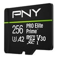 thumbnail image 3 of PNY 256GB PRO Elite Prime™ C10 U3 V30 A2 microSDXC Flash Memory Card – Ultra-Fast Speeds, Read 200MB/s, Write 150MB/s, 4K UHD, Full HD, UHS-I, For Smartphones, Drones, Action Cameras, 3 of 13
