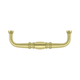thumbnail image 2 of Deltana K4474U3 Colonial Wire Pull, 4" in Polished Brass, 2 of 3