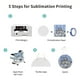thumbnail image 3 of 6 Pcs 12in Round Sublimation Door Hanger Blanks White Hardboard MDF Blanks Wall Hanging for Heat Press Machine Printing, 3 of 5