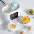 thumbnail image 5 of Xirurus Smart Temperature Control Baby Bottle Milk Warmer, Multifunctional Heater and Food Thawing Device for Home Formula Feeding, US Plug 110V, White (22 cm / 8.66 inches), 5 of 9