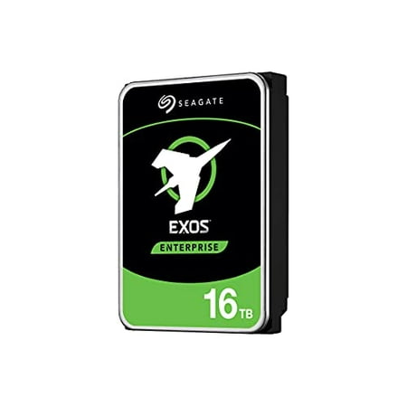 Seagate Exos X16 16TB Enterprise HDD - 7200 RPM, 256MB Cache, 12 Gb/s SAS, 512e/4Kn, 2.5M-hr MTBF Rating, 3.5" Form Factor Internal Hard Drive, Crypto Chia Mining - ST16000NM002G