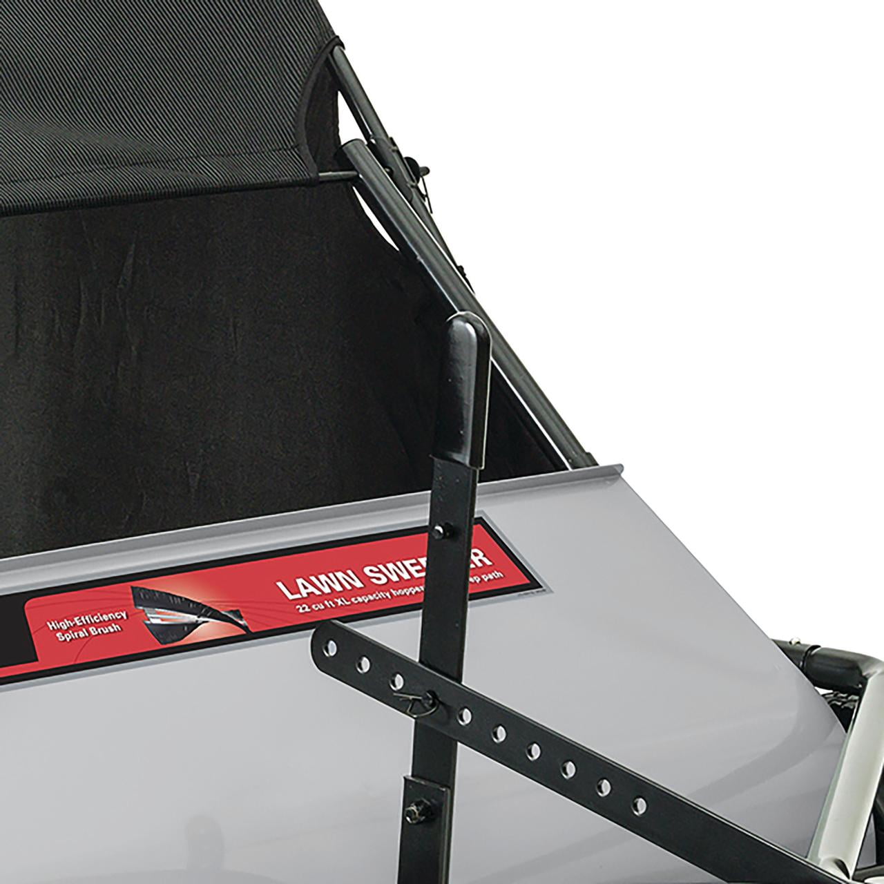 Ohio Steel Tow Behind Lawn Sweeper, 42 inch, 22 Cu. ft, Heavy-Duty Leaf and Grass Collector, Patented Spiral Brush