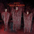 thumbnail image 3 of Accesorios extraños de Halloween con esqueletos y fantasmas, decoración interior al aire libre, 3 of 5
