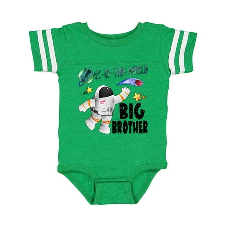 

Inktastic Out of this World Big Brother Astronaut in Space Gift Baby Boy Bodysuit