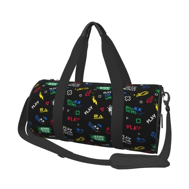 Easygdp Gamepads Bolsa de Viaje, Bolsa de Mano, Bolsa de Gimnasio, Bolsa de Equipaje para Viaje