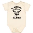 thumbnail image 3 of Inktastic Handpicked for Earth by My Titi in Heaven with Angel Wings Boys or Girls Baby Bodysuit, 3 of 5