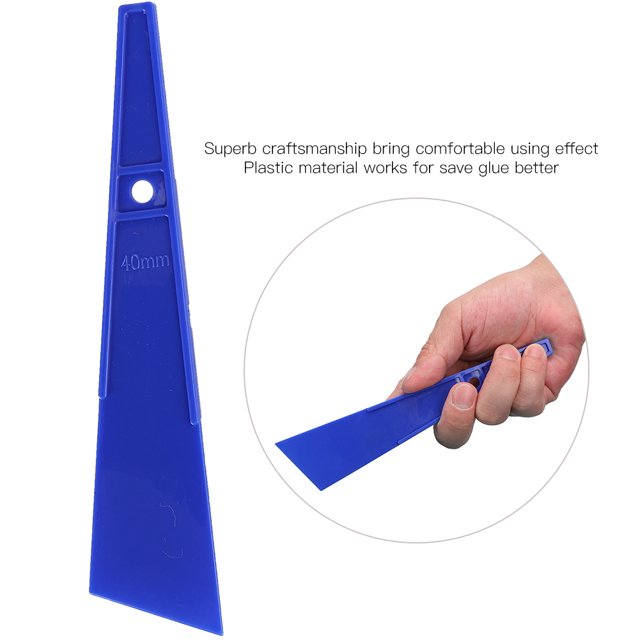 Practical Long-lasting Use Great Workmanship Plastic Glue Tool, Smear Glue Scraper, for Leather Leather Craft Leather Products