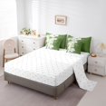 thumbnail image 5 of Manfei Green White Flower 7-Piece Twin Bedding Sets,Country Floral Bedding Comforter Set,Rustic Aestheric Sheet Sets For Girls Kids,Breathable Home Decor Reversible, 5 of 8