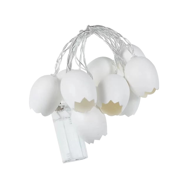 3D Easter Egg LED String Lights, 20 LEDs Battery Powered Fairy Lights for Home Indoor Outdoor Holiday Decoration
