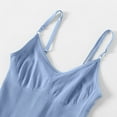 thumbnail image 5 of Gmluru Womens' Seamless Shapewear Sexy Tight Fitting Casual Solid Yoga Jumpsuit Shorts Corset Light Blue Bodysuit S-3XL, 5 of 6