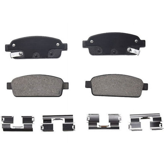 Rear Brake Pad Set - Compatible with 2012 - 2017 Buick Verano 2013 2014 2015 2016