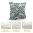 thumbnail image 4 of Nawypu Pack Lumbar Decorative Throw Pillow Cover Aquatic Blue Trellis Mina Pillowcase Porcelain Light Blue Cushion Cover Glacier Airy Light Blue Stylish Lumbar Pillow for Bed Outdoor, 4 of 5