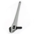 thumbnail image 3 of Llave de tubo ajustable de aleación de aluminio resistente, llave de plomería con mordaza de gancho flotante Cr Mo y mango en forma de I, 24 pulgadas, apertura de 100 mm, 3 of 9