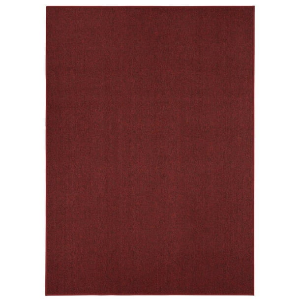 Mainstays Titan Solid Area Rug, Cardinal Red, 2'6" x 3'10" Walmart