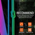 thumbnail image 6 of EKIND 7 Strand Rainbow Color Paracord Rope - 100 Feet - Durable and Versatile for Outdoor Activities, Camping, and Survival (Dark Color), 6 of 6