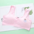 thumbnail image 2 of Wyobmus Girls Wireless Training Bras Sports Seamless Bra Comfortable Breathable No-See Printing Underwear Tops A-Pink*, 2 of 3