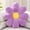 purple, variant on Aystkniet Soft Decorative Flower Throw Pillow, 16'' Pink Daisy Floor Cushion for Bed, Sofa, Couch (1 Pack, Blue)