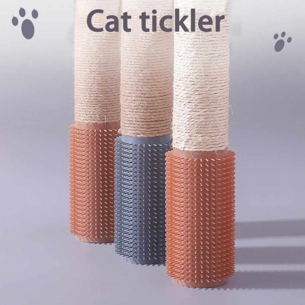 Cat Self Groomer, 23x17cm Wall Corner Furniture Leg Groomers, Soft