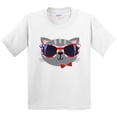 thumbnail image 3 of Inktastic 4th of July Girl Patriotic Cat Youth T-Shirt, 3 of 5