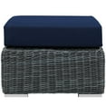 thumbnail image 2 of Ergode Summon Outdoor Patio Sunbrella Ottoman - Canvas Navy, 2 of 3
