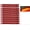 Red, variant on LINLIN Truck Side Marker Indicators, 10pcs LED Truck Side Lights 12 SMD LED Side Marker Indicator Light Front Rear Side Light Position Lamps 24V for Auto
