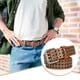 thumbnail image 5 of Qarigey 3 filas de cinturones con tachuelas con estilo, cinturón hueco de longitud, Hip Hop, informal, Punk, correa para hombre, pantalones Type2 NO2, 5 of 6