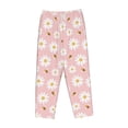 thumbnail image 4 of Goofa Daisy And Bee Printed Soft Pajama Pants for Women, Wide Leg Comfy Casual Lounge Yoga Pants-Small, 4 of 9
