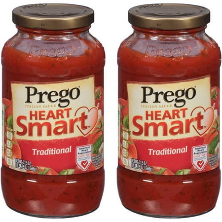 - (2 Pack) Prego Lower Sodium Traditional Italian Sauce, 23.5 oz.