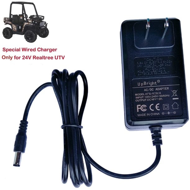 UPBRIGHT AC/DC Adapter Compatible with Dynacraft Realtree 24 Volt UTV
