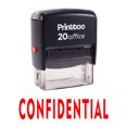 thumbnail image 1 of Printtoo Auto-encrage Confidentiel Timbre en Caoutchouc Bureau Stationnaire Timbre-Rouge, 1 of 1