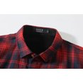 thumbnail image 4 of SSLR Flannel Shirt for Men Long Sleeve Button Down Shirt Plaid Casual Jacket, 4 of 8