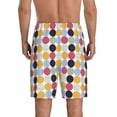 thumbnail image 6 of KLL Polka Dot for Men's 1-Pack Shorts,Sleep Pajama Shorts for Men Soft Pj Shorts Men's Pajama Bottoms Sleepwear -Large, 6 of 7