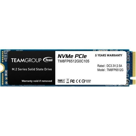 Team Group MP33 M.2 2280 512GB PCIe 3.0 x4 with NVMe 1.3 3D NAND Internal Solid State Drive