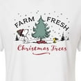 thumbnail image 3 of Peanuts - Farm Fresh Trees - Juniors Cropped Cotton Blend T-Shirt, 3 of 6