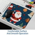 thumbnail image 6 of Santa Claus Gaming Mousepad Mouse Mat Desk Mat - Square, 8.3x9.8 Inch, Non-Slip Rubber Bottom, Printed, Suitable for Office and Gaming, 6 of 6