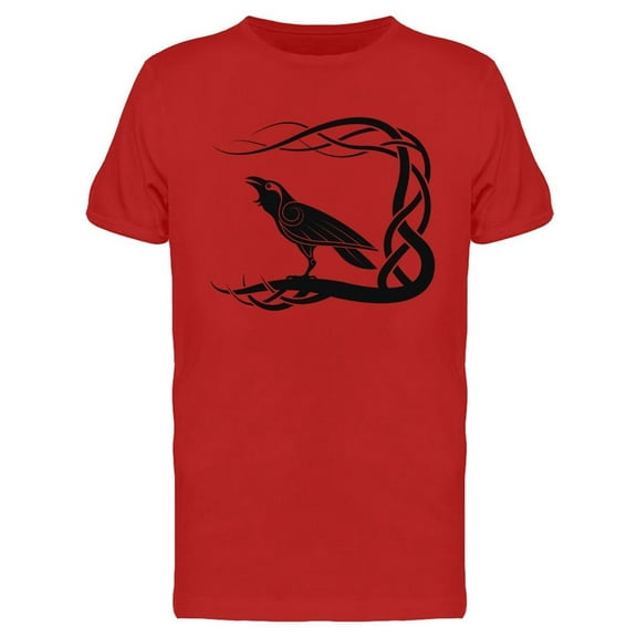 Pagan Raven Design T-Shirt Men -Image by Shutterstock, Male Small