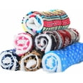thumbnail image 5 of Mantas esponjosas para perros y gatos esquí alfombrilla lavable azul estrellas azules Talla L, 5 of 5