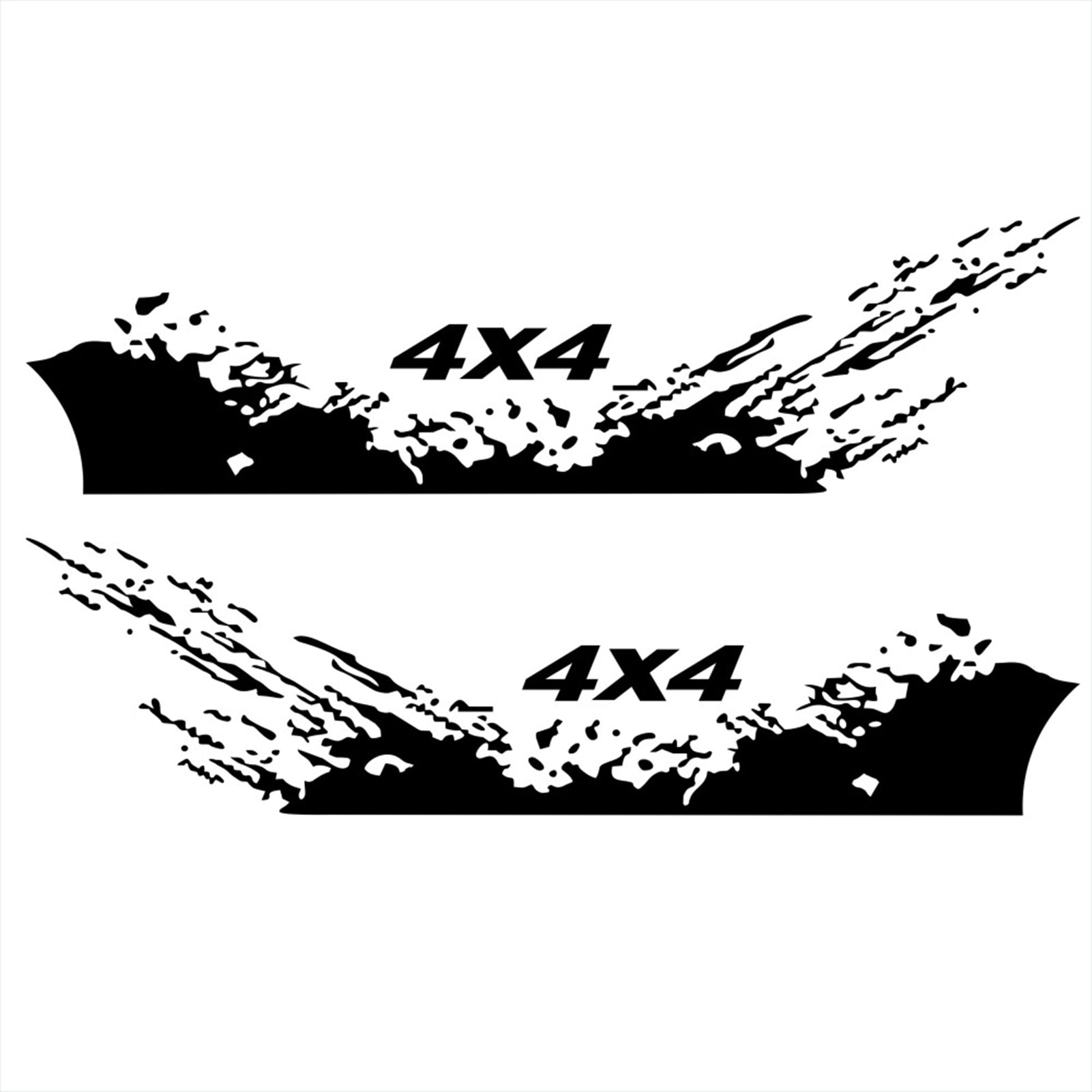 Cheap 4PCS Car Stickers 4X4 Off Road(40*10cm)+Mountain Graphic