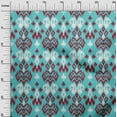 thumbnail image 2 of oneOone Organic Cotton Voile Fabric Paisley Ikat Print Fabric By Yard 42 Inch Wide, 2 of 4