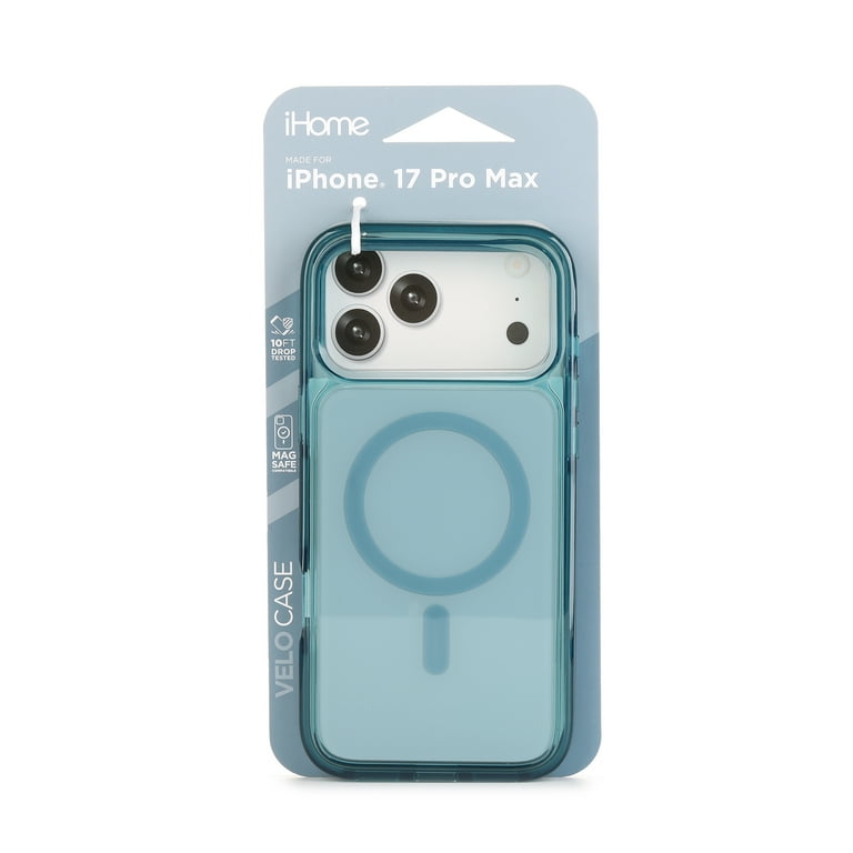 iHome Magsafe Velo Case for iPhone 17 Pro Max, Shockproof, MagSafe