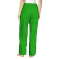 thumbnail image 3 of Daiia Green Women's Sleep Pant with Pockets and Drawstring,Pajama Pants-Medium, 3 of 9