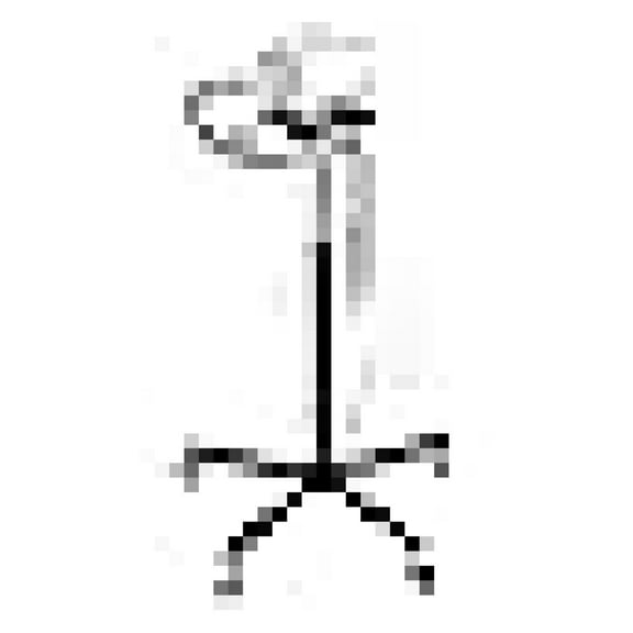 Pet Dryer Stand with Wheels and Hose Holder, Black