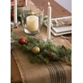 thumbnail image 2 of DII Mineral Middle Stripe Burlap Table Runner, 2 of 2