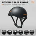 thumbnail image 3 of 1080P Front Camera Smart Helmet Lightweight Motorcycle Helmet with Front Rear LED Light, 3 of 6
