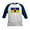 Navy/White, variant on CafePress - Ukrainian Flag With Fist Baseball Jersey - Kids Cotton Baseball Jersey, 3/4 Sleeve Shirt